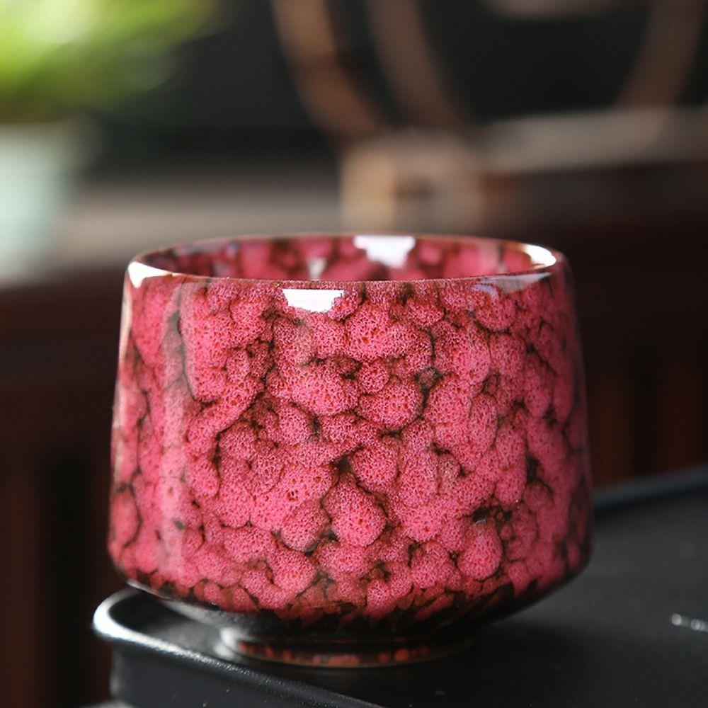 Retro Teacup Kiln Transformation Ceramic Coffee Cup Household Water Bowl Crude Pottery Creative Office Drinkware 200ML