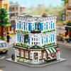 City Street Scene Building Blocks Set Modular House DIY Bricks Model Kit Creative Assembly Toy Decor Collectible Gift for Adults