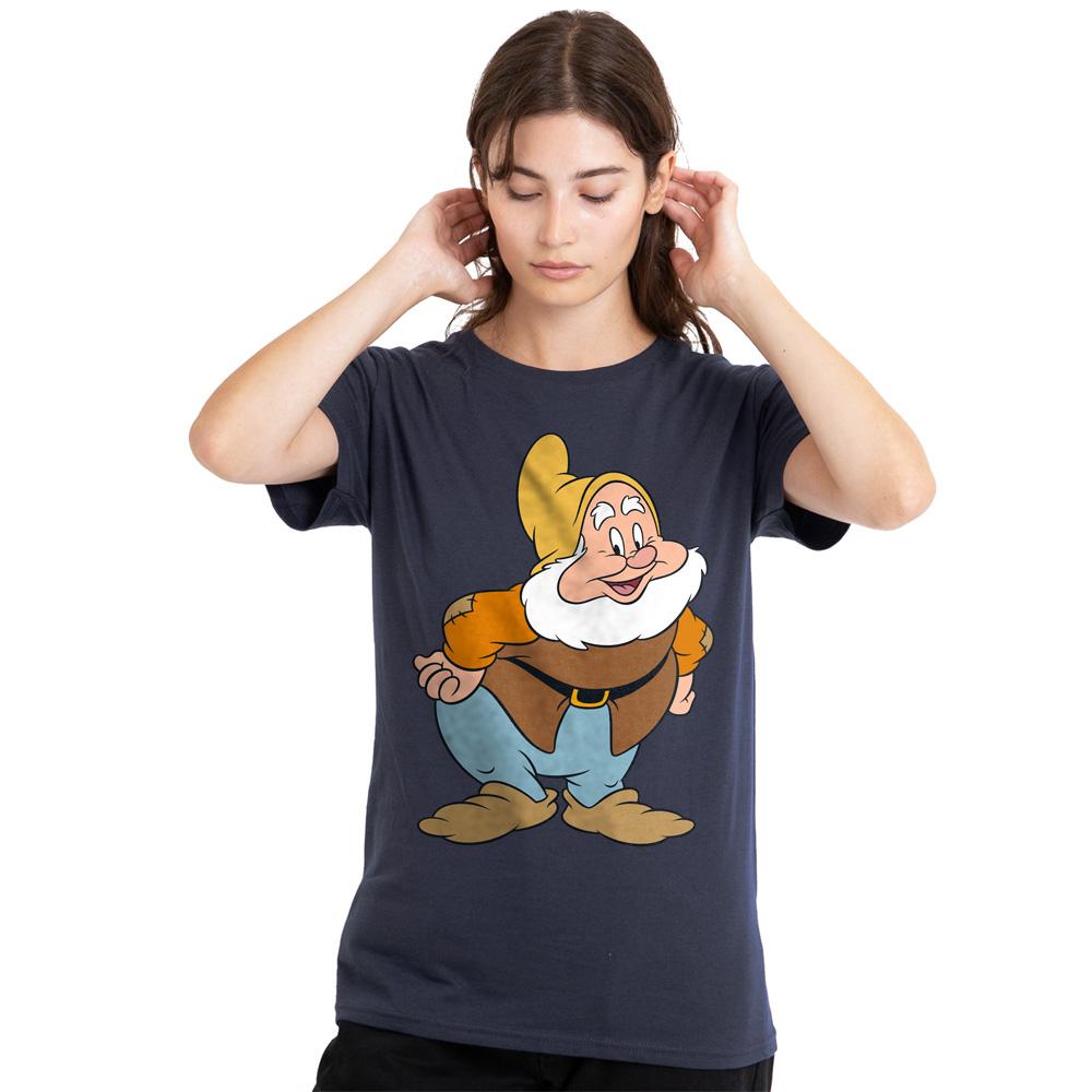 Snow White And The Seven Dwarfs Womens/Ladies Happy T-Shirt
