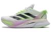 Adizero Boston 12 Белый Зеленый Искрящийся Женский IG3328