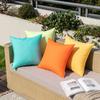 Waterproof Outdoor Cushion Cover Solid Color Pillow Case Colorful Pillow Cover Home Decoration