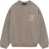 Fear of God Essentials Fleece Crewneck Heather Grey Erkaklar Ustki Kiyimi 192HO246261F