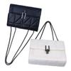 Women'S Quilted Chain Shoulder Bag New Fashion Crossbody Bag With Metal Lock Tassel Pu Leather Messenger Shoulder Bags
