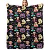 SheRa Princess Power Black Throw Blanket Cozy Throw Blanket Birthday Gift for Him Her