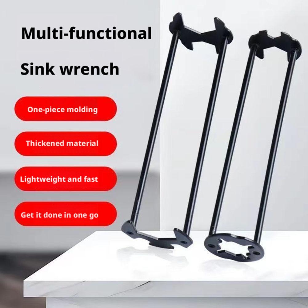 Multifunctional Sink Wrench For Sinks Pipelines Installation Maintenance Sink Faucet Wrench For Tight Spaces Hardware Tools