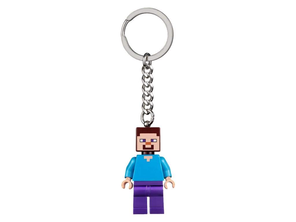 LEGO Minecraft Steve Keyring / Key Chain - Official Brand New LEGO Keyring - Minecraft Steve