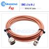 RG142 Double-Layer Silver-Plated Cable: N Male to BNC Male Oscilloscope Adapter