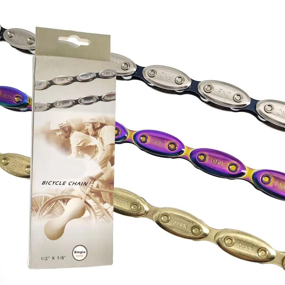 Fixed Gear Bicycle Olive Chain 100 Link Single Speed Chain Ride Accessories Bicycle Chain BMX Bike