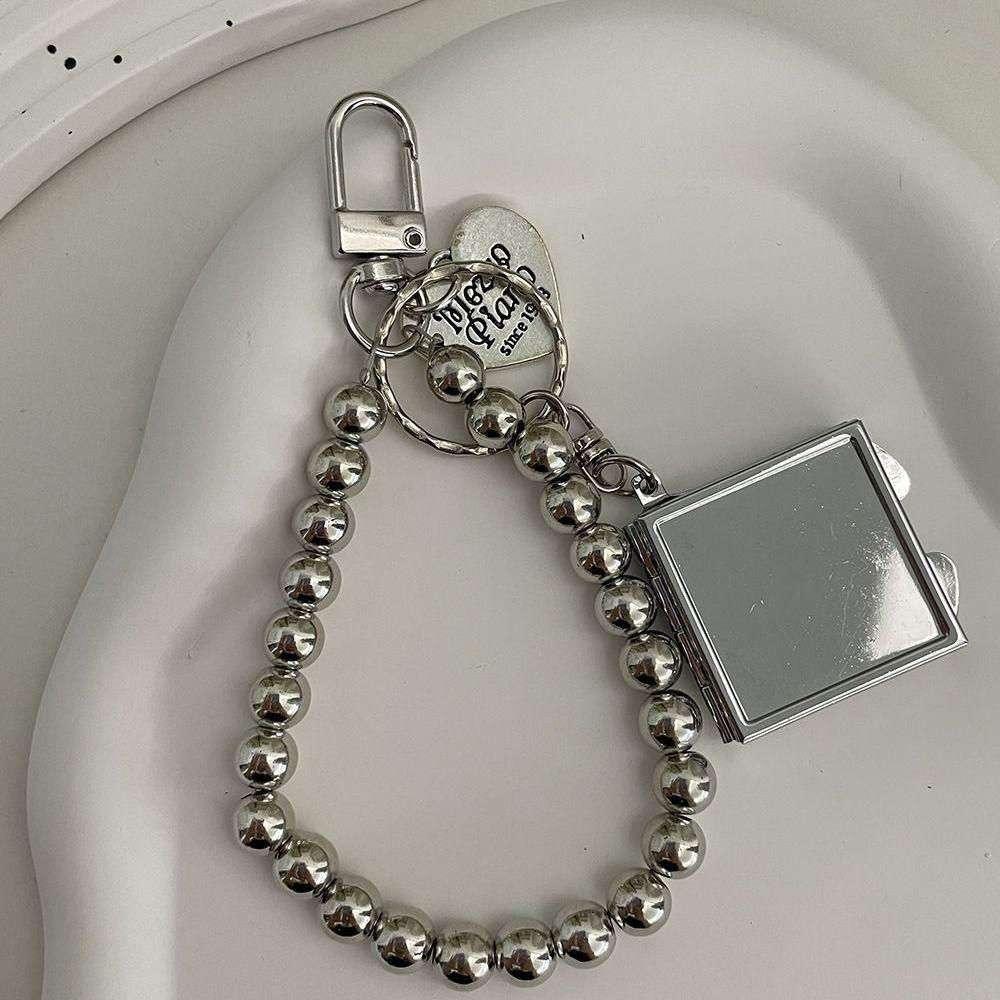 Милый крутой металлический брелок в форме сердца, брелок для автомобиля, сумка Y2K, кулон, подарок