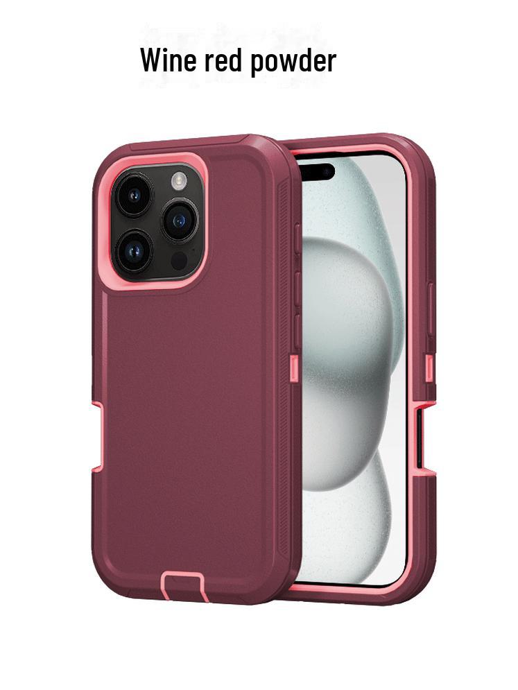 Чехол для телефона Apple 16 Pro Max Three-Proof Solid Color Anti Fall