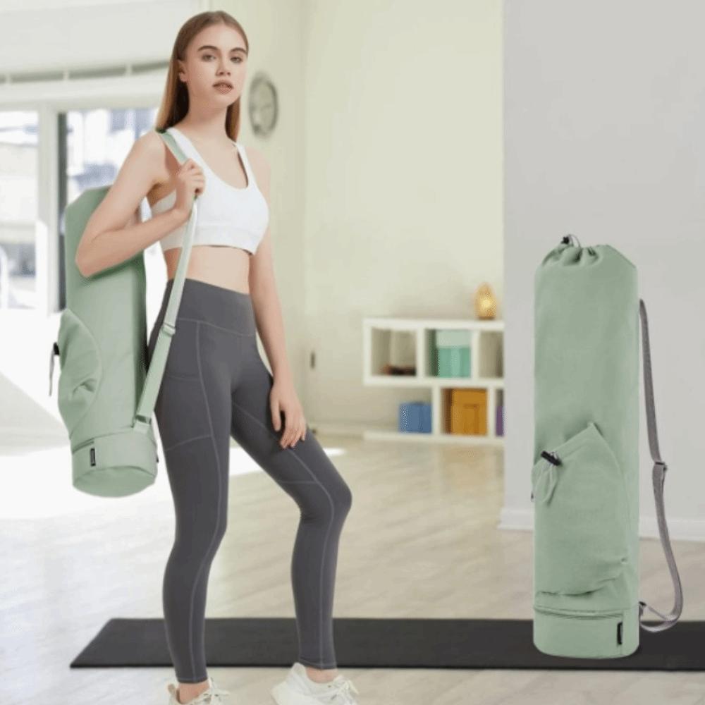 Adjustable Shoulder Straps Yoga Mat Bag Large Capacity Exercise Storage Bag Gym