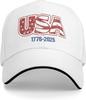 США 17762026 Двухсотлетняя Бейсболка Потертый Принт Американского Флага Регулируемая Шляпа для Улицы
