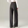 Fanzhen Women's High-Waist Wide-Leg Suit Trousers