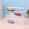 1:64 масштабная коробка для хранения моделей автомобилей, 8 слотов, прозрачная полка для игрушек, пылезащитный контейнер для хранения игрушек