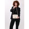 Women's Black 2-compartment Adjustable Strap Shoulder And Crossbody Bag