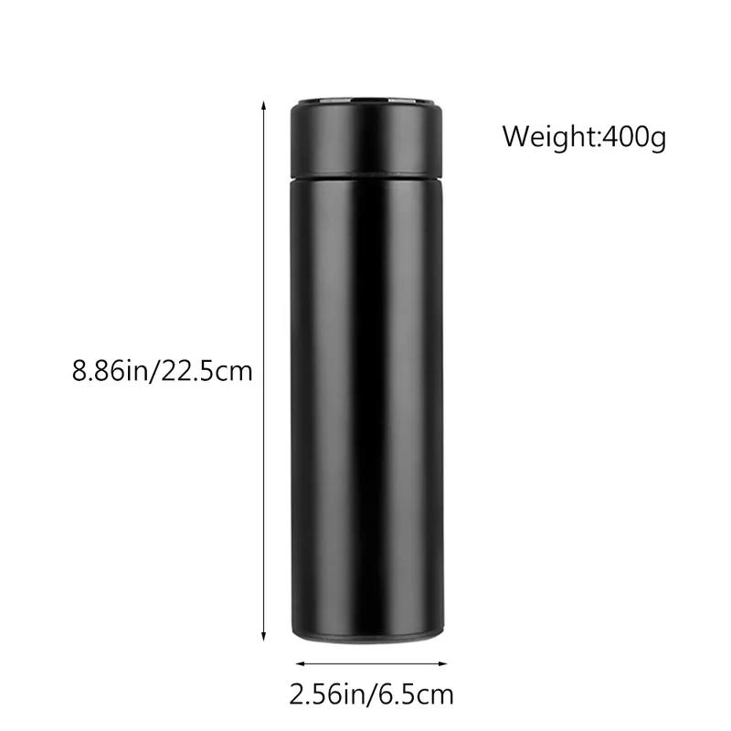 500ml Digital Thermos Bottle Smart Cup with Temperature Display 304 Stainless Steel Vacuum Insulated Intelligent Coffee Cup
