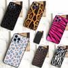 Чехол с леопардовым принтом «Тигр-зебра» для iPhone 15 14 13 12 11 Pro Max X XR XS 7 8 Plus SE 2022 12 13, мини-бампер, чехол