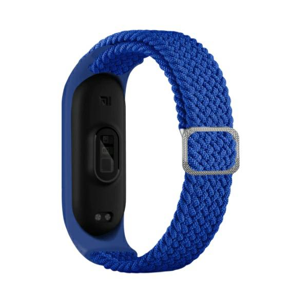 Pasek Beline Textile Do Mi Band 7/6/5 Niebieski