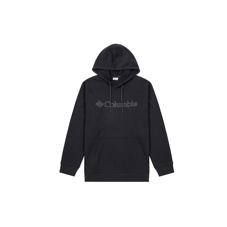 Columbia Свитшот свободный повседневный с принтом letras Мужской свитшот Черный AE4799010