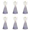 Fourcart Cute Handmade Glass Craft "Angel Bell" Blue X 6 Piece Set