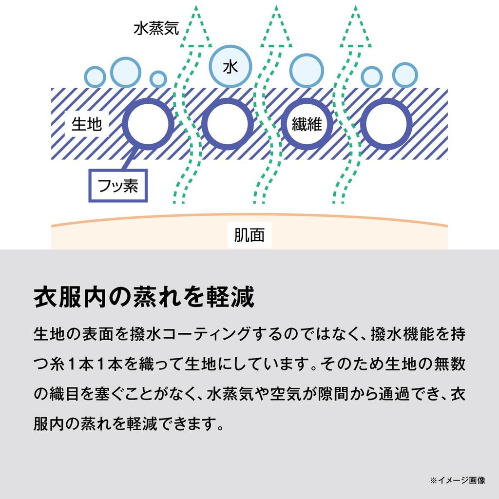 Water Repel Half Zip Shirt Long Sleeve Black L [Shimano] SH-040X