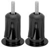 2PCS Bike Handlebar End Cap Bicycle Handlebar Plug for Mountain Bikes Road BikesBlack