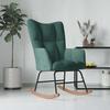 VidaXL Rocking Chair Relaxation Chair Recliner Lounge Chair Living Room Home Interior Green 328141