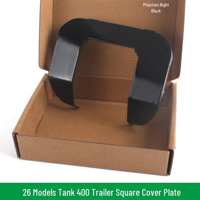 26 Models Tiger Head Trailer Hitch Cover, Nebula Gray & Silver, Square Mouth Protective Cap, Phantasmal Purple Design