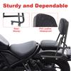 Motorcycle Rear Passenger Seat Back Rest Backrest Backrest Holder Sissy Bar Rebel1100 CMX1100 2021 2022 2023 2024 2025 For Honda