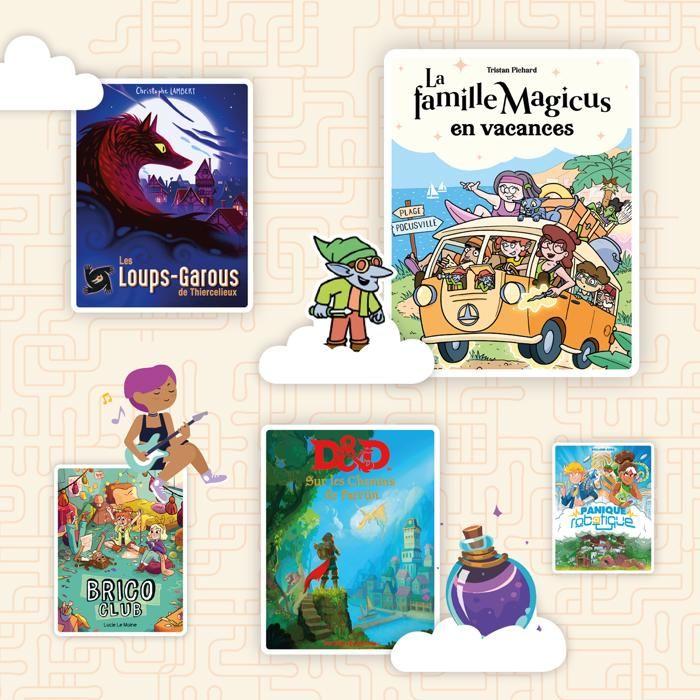 Console educative - coffret donjons et dragons - lunii - livre audio interactif dès 9 ans à écouter sur flam