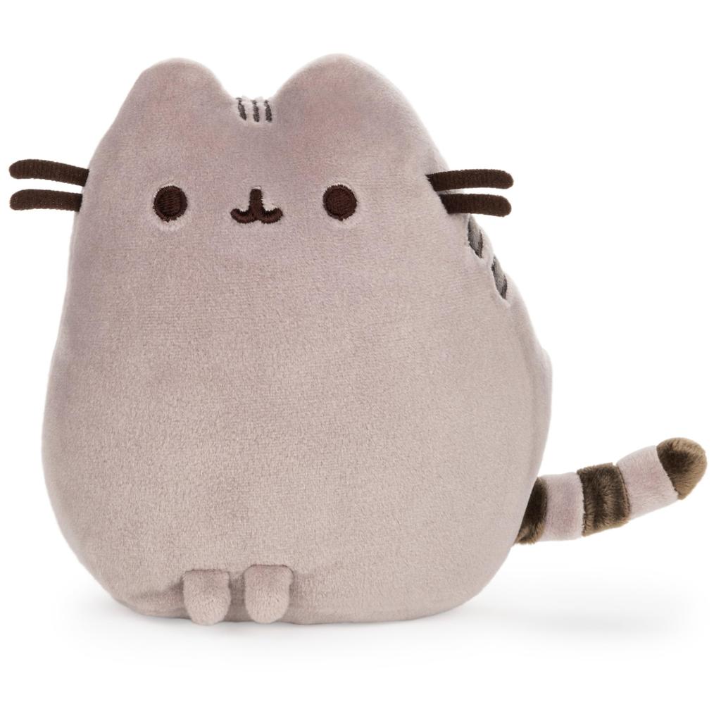 GUND Pusheen Pet Poseable Plush Animal Cat Gray 6-inch