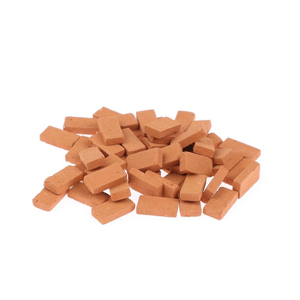 50pcs Clay Decorations Landscaping Tiny Ornament Mini Figurine Miniatures Mini Bricks