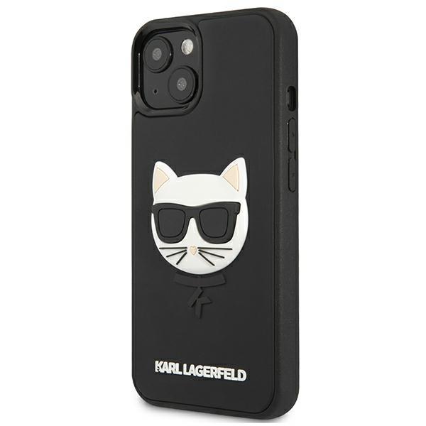 Etui do iPhone 13 mini Karl Lagerfeld 3D Rubber Choupette Czarny