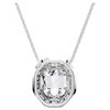 Swarovski Mesmera Pendant Decoration Crystal Rhodium Plated Zircon Necklace Women necklace Silver 5669914