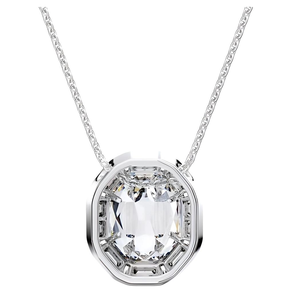 Swarovski Mesmera Pendant Decoration Crystal Rhodium Plated Zircon Necklace Women necklace Silver 5669914
