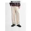 PEACEBIRD Мужские повседневные брюки прямого кроя Cleanfit