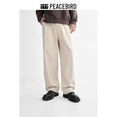 PEACEBIRD Мужские повседневные брюки прямого кроя Cleanfit