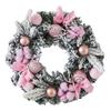 Artificial Christmas Wreath Floral Chic Rustic Front Door Garland Party Decor for Patio Wall