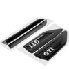 2Pcs R Line GTI 4Motion Car Logo Auto Body Fender Decoration Side Door Blade Sticker For t-iguan