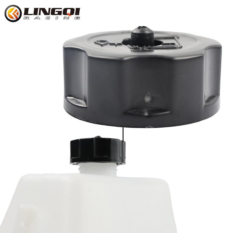 LINGQI RACING Мотоциклетные Крышки Бензобака Черные Крышка Масляного Бака Бензинового Бака Пластиковые Крышки Для Грязевых Питбайков Квадроциклов ATV Аксессуары