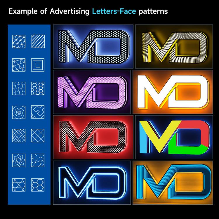 Mingda AD-F4 Pro Automatic 3D Sign Letter Making Channel Letter 3d Printer Machine High-accuracy Channel Letter 3D Printer