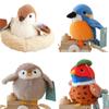 Artificial Bird Plush Doll Pendant Lifelike Parrot Sparrow Penguin Mallard Duck Kiwi Plush Toy For Boys And Girls Birthday Gift