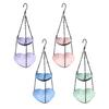 Hanging Bird Feeder for Outdoors Two-Tier Wild Bird Feeder Heart Shaped Seeds And Water Feeder Tray for Outside Garden Patio Deck Yard