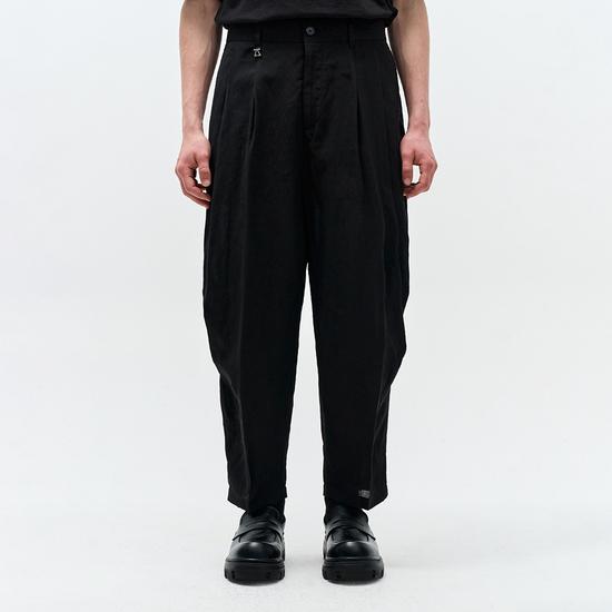 Giosong Giosong Linen Volume Pants Black ZH3PT351BK
