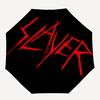 1 шт. Автоматический зонт Slayer HeavyMetal, 8 спиц, портативный, складной, с черным железным каркасом, для улицы, пляжа, путешествий, пляжный зонт 0905173