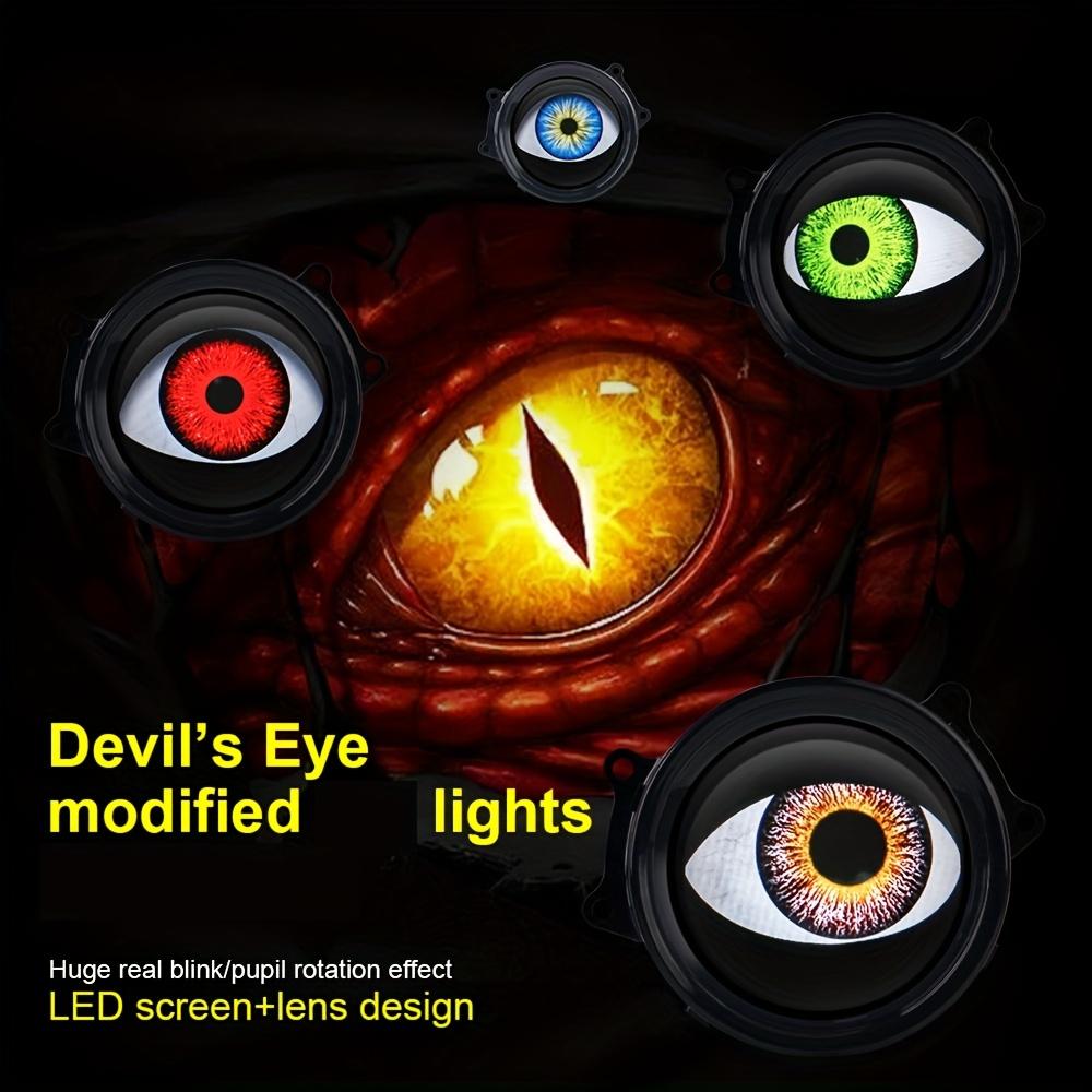 Динамические Devil Eyes 3-дюймовые светодиодные фонари 33 модели 12-36 В Eyes комплекты для модернизации аксессуаров для автомобилей и мотоциклов