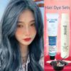 Fashion New Botanical Extract Hair Dye for Men Women Student Hair Dye Black Blue Brown Hair Dye Set Hair Dye Can Cover White Hair for The Elderly