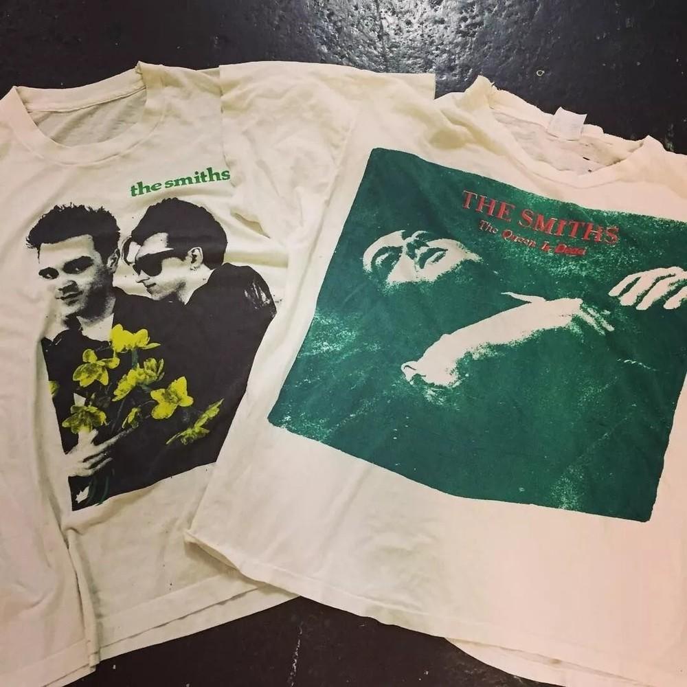 The Smiths - The Queen Is Dead, Моррисси x Джонни Марр 1983 2-сторонняя футболка Vtg Унисекс Футболка