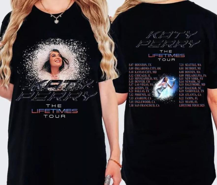 Katy Perry The Lifetime Tour 2026 Shirt Heavyweight T-shiT-Shirt shirt