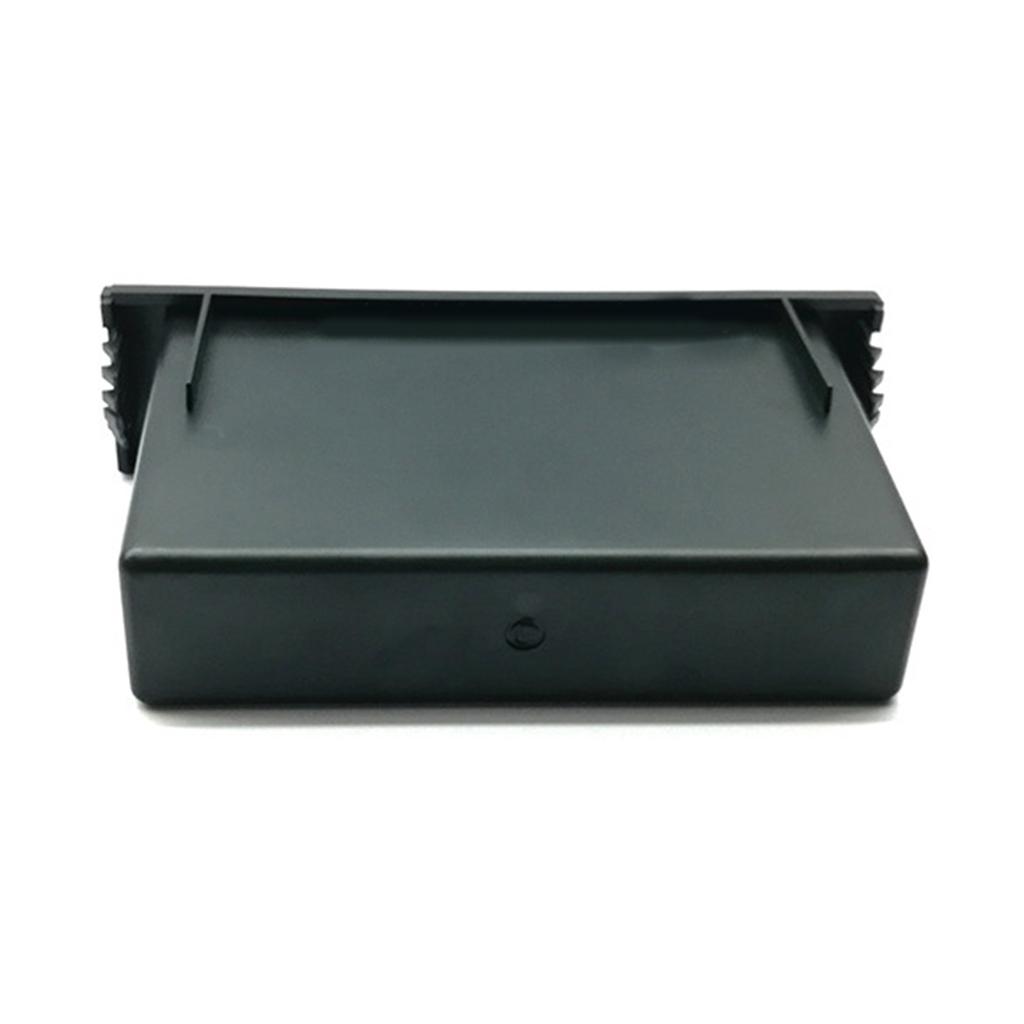 Car Radio 1Din Cup Holder Radio Storage Box Inner Accessories Black Car Cup Holder Radio Cubby CD Radio Drink Cup Holder
